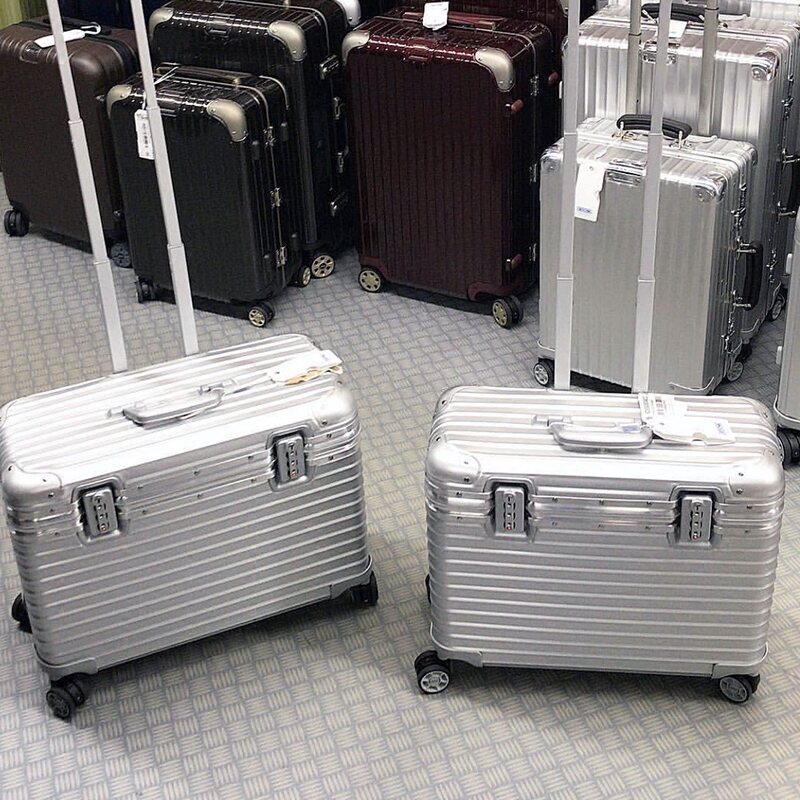 Aluminum Frame 17-Inch Small Machine Long Boarding Case Men's 21-Inch Password Luggage Universal Wheel Travel Photography Trolley Case Women