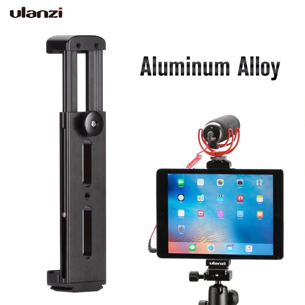 ULANZI U-Pad Pro Aluminum Alloy Tablet Holder Vlog Mount Tripod Adapter for iPad Samsung Tab