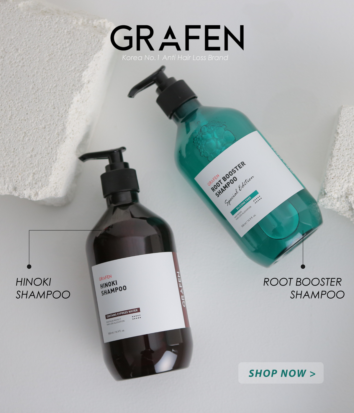 [GRAFEN] Root Booster Shampoo 500ml [Anti-Hair Loss]