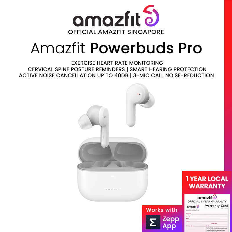 Amazfit Powerbuds Pro | Heart Rate Monitoring | Cervical Spine Posture Reminders | Noise Cancellation