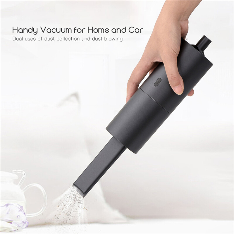 CkeyiN Mini Vacuum Cleaner USB Rechargeable Portable Cordless Vacuum Blower & Cleaner Dual-Use Handheld Aspirateur for Car and Home Use JD053-B